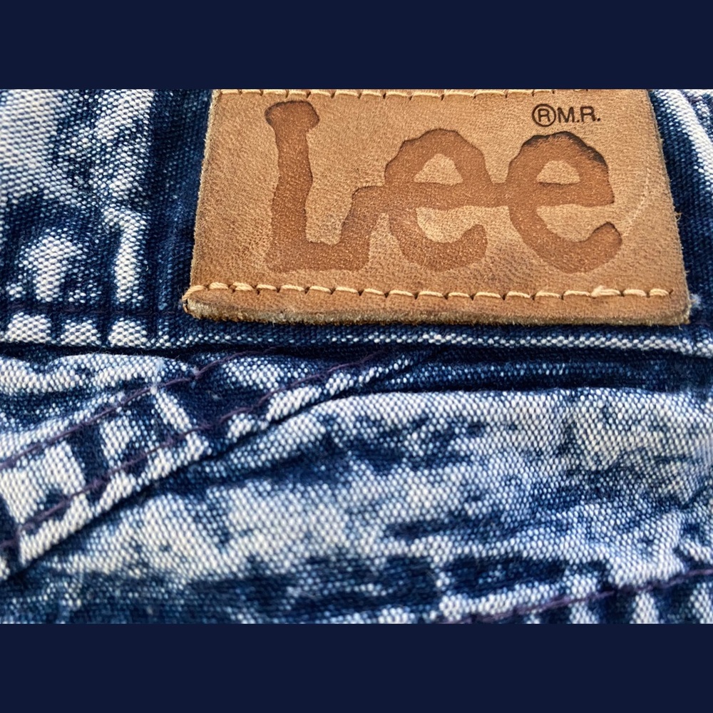 Vintage Lee Stonewashed Cropped Jeans